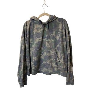 Topshop Camo Hoodie, Size 12